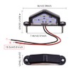 LED License Lamp License Plate Light 6 Row SMD License