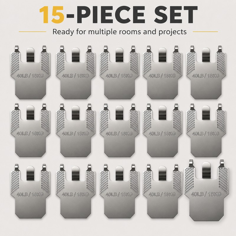 40 lb Claw Drywall Picture Hangers for Frames, Mirrors &
