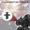 TUCKBOLD Toyota 4Runner 2010-2020 Vehicle Front Fender Skirt Clip Durable