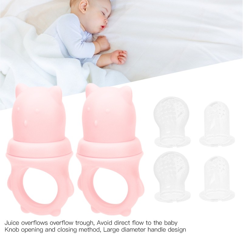 Baby Fruit Food Feeder Pacifiers Food Grade BPA Free Silicone