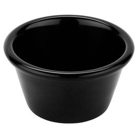G.E.T. S-630-BK Ramekin, resistente a la rotura, melamina, negro (paquete de 12)