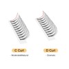 QUEWEL Premade Fans Eyelash Extensions 7D 0.07mm D MIX-8-15mm Short