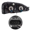 Brock Replacement Driver and Passenger Set Halogen Headlights Compatible 25851404