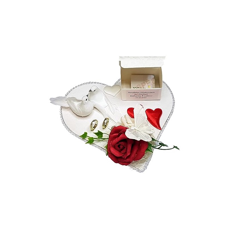 The small decorative shop money gift wrapping wedding honeymoon wedding