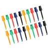 20Pcs Colorful Multimeter Test Clips with Spring-Loaded Hooks Electrical Testing