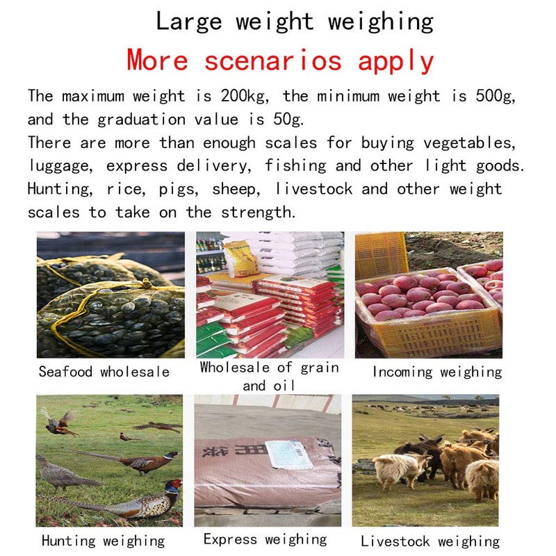 Hanging Weight Scale Industrial Heavy Duty for Farm, Hunting, Bow
