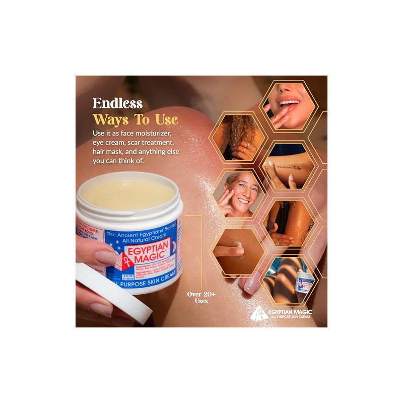 Egyptian Magic Crema Multiusos para Piel, Hidratación y Reparación para