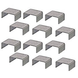 A.A Heavy Duty Weld On 2x4 Steel Stake Pockets for Trailers & Trucks (Pack of 12)