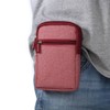 DFV Mobile Universal Multi Functional Vertical Stripes Pouch Bag Case