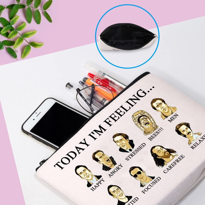 N Cage Mood Zipper Pouch Today I’m Feeling N Cage