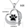 Ladytree S925 Sterling Silver Puppy Dog Cat Pet Paw Print