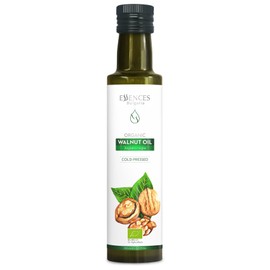 Essences Bulgaria Organic Walnut Oil 8.5 Fl Oz | 250ml | 100% Natural Cold-Pressed Oil | Extra Premium Quality | Excellent Taste | Dips | Salads | No Additives or Preservatives | Non-GMO | Vegan