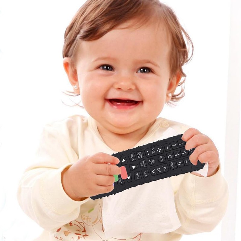 XPEX Baby Remote Control & Teething Ring, Teething Toy, Lifelike