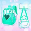 gxtvo 3PCS See Through Backpack Heavy-Duty Set for Women &