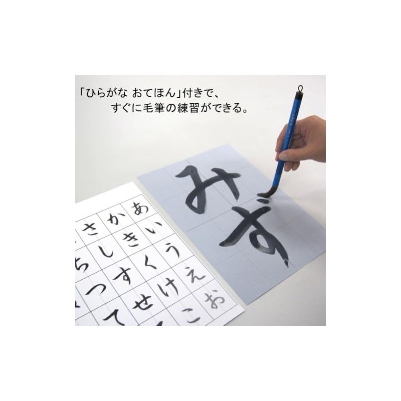 Akashiya AZ-140MF Calligraphy Water Writing Set, Thick Brush, For Elementary