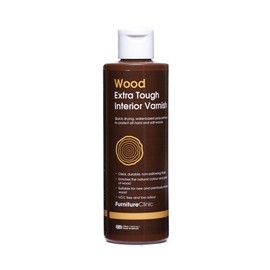 Furniture Clinic Interior Wood Varnish | Extra Tough Water-Based Varnish for Furniture & Interior Wood, Gloss, 250 ml
