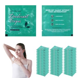 200 Pcs Deodorant Wipes Individually Wrapped, Mini Travel Size Wet Antiperspirant Wipes for Armpit, Hands, Face, Butt, Bulk Personal Cleansing Wipe for Women, Men, Homeless, Sports, Travel(Jasmine)