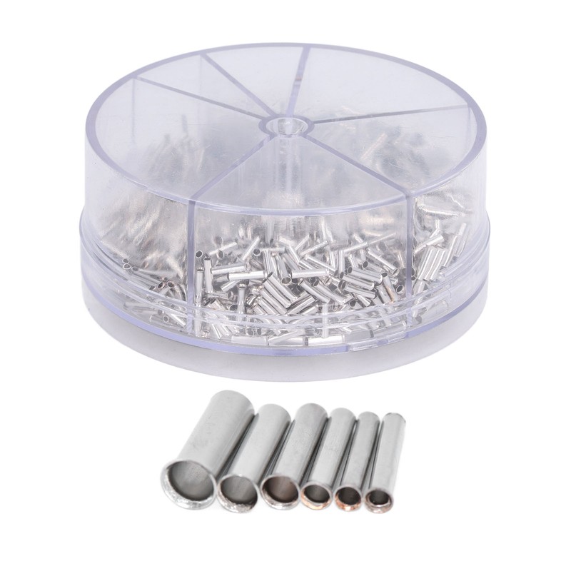 1900Pcs Wire Ferrule Non Insulated 0.52.5mm Connector Crimp Terminal 1422