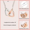 Collar de Corazón para Mujer con Zirconia Cúbica, Elegante Originales