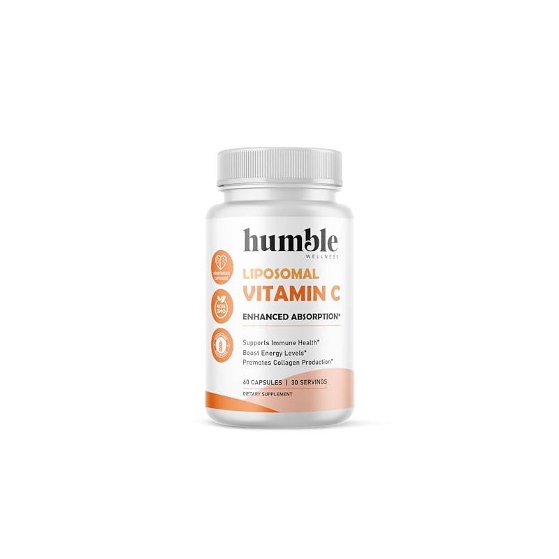 Vitamina C Liposomal 60 Cápsulas - Suplemento Antioxidante para la
