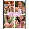 EBANKU Kids Fake Nails, 240PCS Short Almond Clear Nail Tips