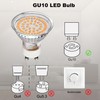 CQTLED GU10 LED Light Bulbs 5W,Daylight White 6000K 500LM,110-220V,120°Wide Angle,Replaces