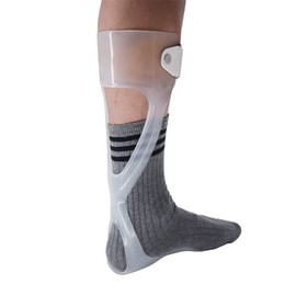 Shuyan Jiao AFO Foot Drop Brace Ankle Foot Orthosis Medical Afo Walking with Shoes for Stroke Hemiplegia Men & Women Left/Right Foot (Large-Left)