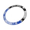 38mm Diameter Black Blue Watch Bezel Insert Base Ring White