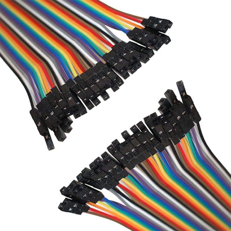 50pcs Jumper Wire Jumper Cables Plastic Colorful Female to Female