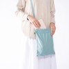 Shiro Lab 3-Way Drawstring Pouch, GRY Drawstring Bag, Business Trips,