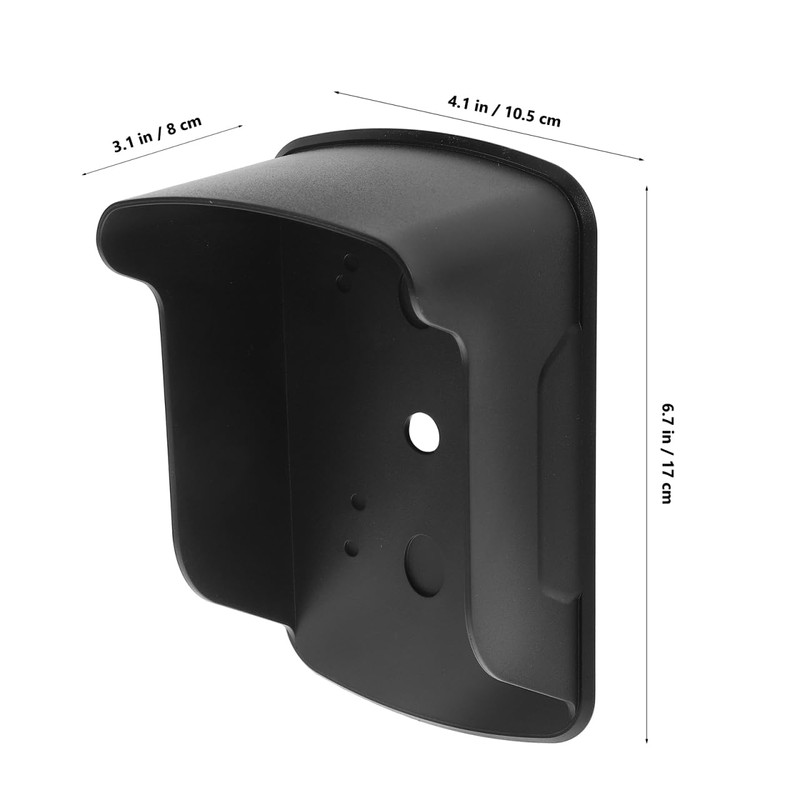 Plastic Doorbell Cover, Weatherproof Chime Protector for Attendance Machine, 17CM,