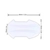 25mm/1in Motorcycle Bumper Guard Anti Drop Rubber Protector Universal Fit