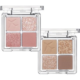 Ibim Eye Palette Eye Shadow 2 Color Set (Rose Emotion & Sunshine Eiffel)
