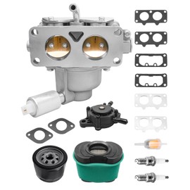 Carburetor Fit for John Deere Z525E 48" Zero-Turn Mower with B&S 724CC Engine, Lawn Tractor Carb Air Filter Tune Up Kit
