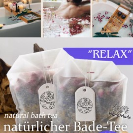 Nova Era Tea Natural Handmade Bath Tea | Aromatherapy, Natural Ingredients | Himalayan Salt, Essential Oils, Herbs - Skin Care, Relaxation, Spa Bath (Relax)