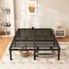 ROIL 18 Inch Queen Size Bed Frame with Mattress Slide