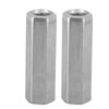 10pcs High Strength Hexagonal Sleeve Nut Zinc Plated Fasteners for