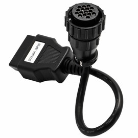 Goliton 16pin to OBD2 16pin Compatible TCS Diagnostic Tools for Scania Truck OBD2 Connection Cable Compatible with Scania Truck