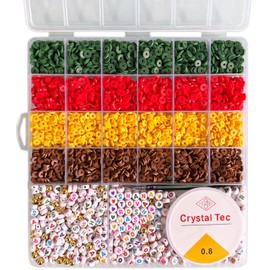 Rosh Hashanah DIY Craft Clay Beads Kit - Shana Tova Party Beads and Alphabet - Jewish New Year Art Craft with Stretch Bead Cord - Rosh Hashanah Clay Beads for Party Supplies Decor DIY Crafts