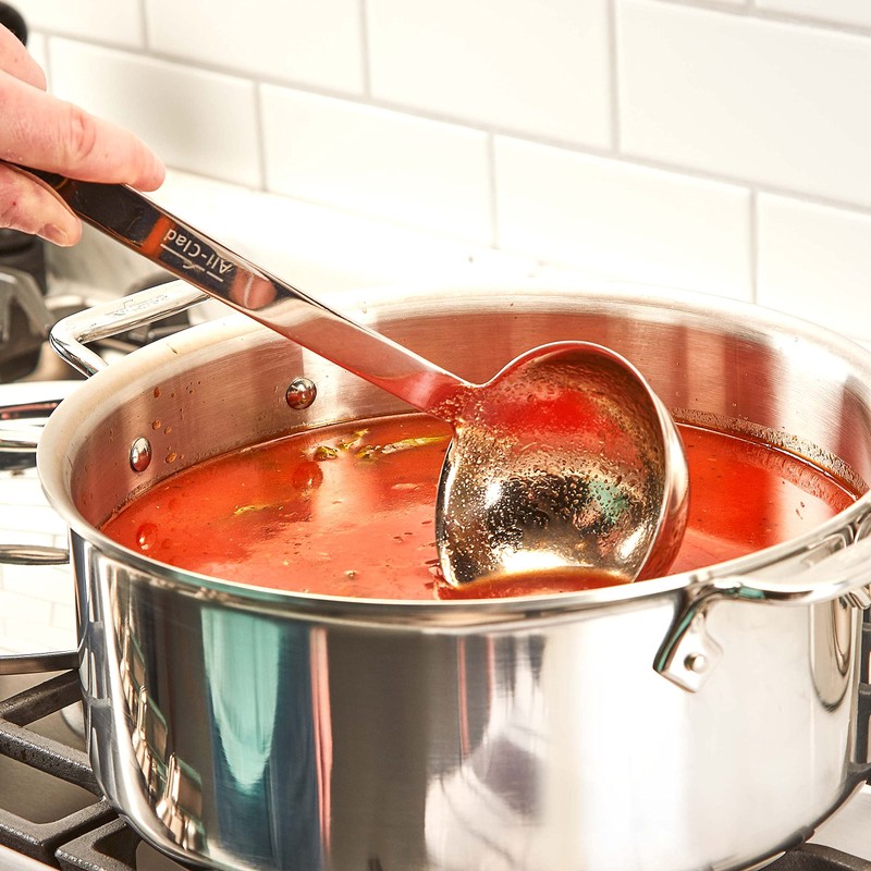 All-Clad Specialty Stainless Steel Kitchen Gadgets Soup Ladle Kitchen Tools,