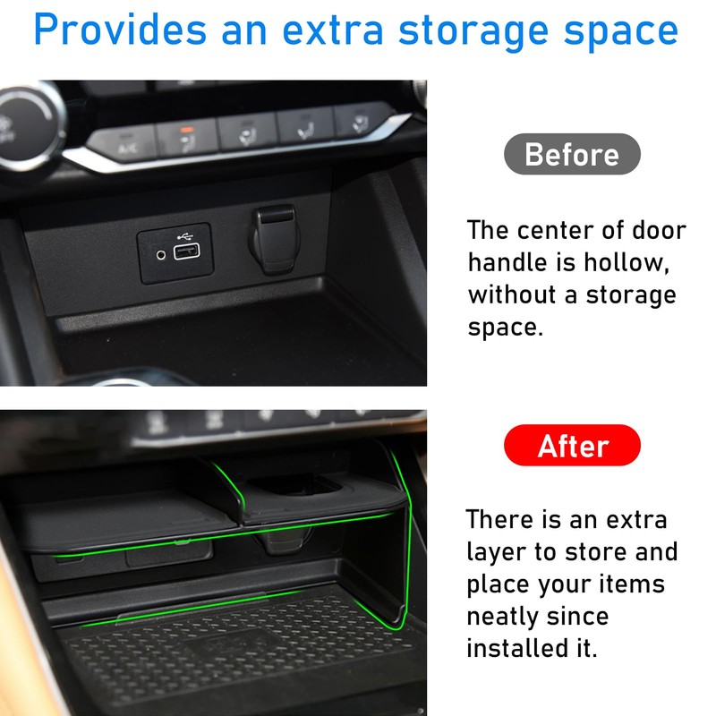 TTCR-II Compatible with Nissan Sentra Center Console Organizer 2020-2024 2025,
