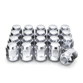 White Knight M12x1.5 Lug Nuts for Select Honda and Acura, Factory Style Chrome Radius Seat – WN20107-20AM (20 Pack)
