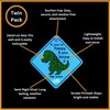 Tek Automotive T-Rex Dinosaur Funny Car Sign – Twin Pack,