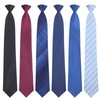 Janmercy 6 Pcs Clip on Tie for Men Clip on