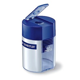 Staedtler 511 001 Spitzdose rund, 10 Stück in Kartonschachtel