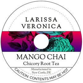 Mango Chai Chicory Root Tea (Single Serve K-Cup Pods) (12 pods, ZIN: 578356) - 3 Pack