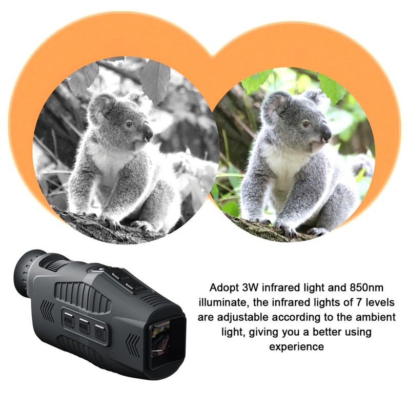 Monocular Night Vision Device 1080P 10X Digital Zoom Portable Night