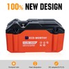ECO-WORTHY Portable 12V Lithium Battery, 12.8V 20Ah Lithium Iron Phosphate
