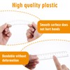 3 Pack 6 Inch Ruler Clear Rulers Small Straight Ruler