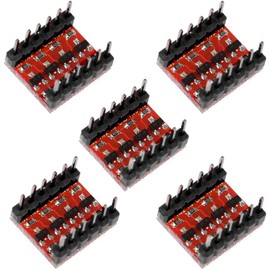 PENGLIN 5pcs 4 Chanels High Speed Bi-Directional 3.3V-5V Logic Level Converter for Arduino Raspberry Pi Electronics Development